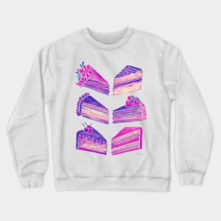 Unicorn Cake Slices Crewneck Sweatshirt